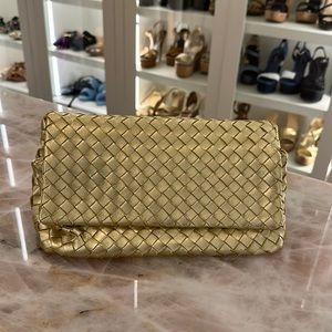 Imitation Gold Bottega Purse
